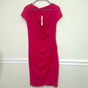 Antonio Melani. Pink short sleeve dress by size M.